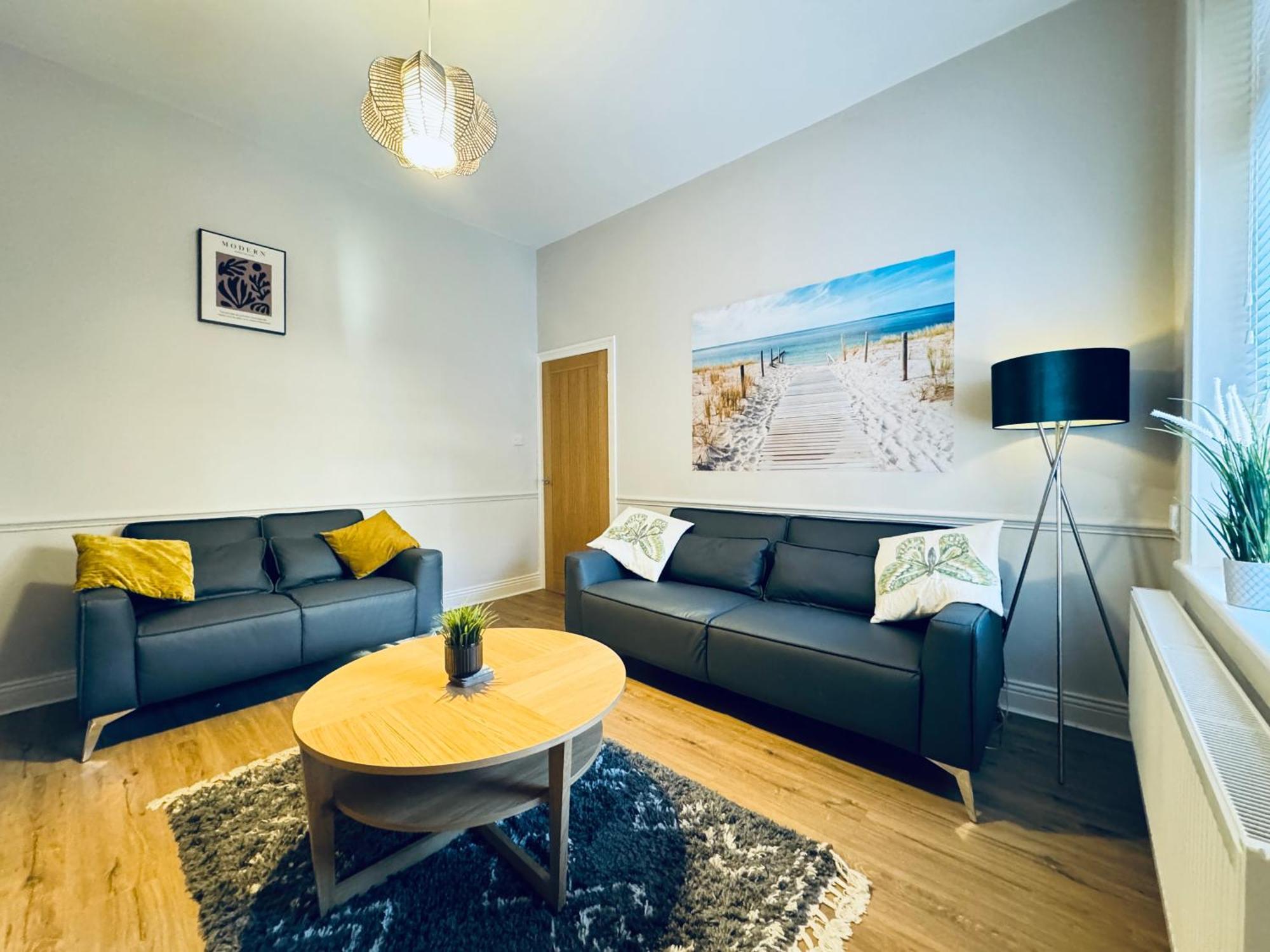Rockcliffe Retreat, Stylish Coastal Apartment Whitley Bay Buitenkant foto